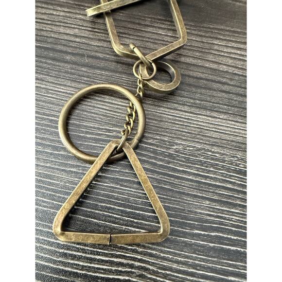Heavy Metal Puzzle Deuces Wild Keychain Bronze - Picture 3 of 6